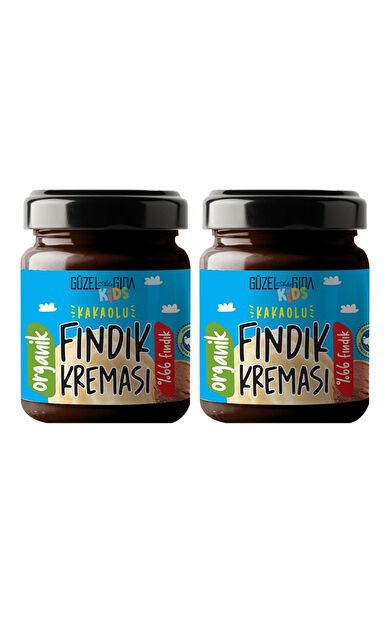 Güzel Ada Gıda Kids Organik Kakaolu Fındık Ezmesi 2X200 Gr