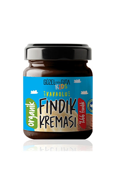 Güzel Ada Gıda Kids Organik Kakaolu Fındık Ezmesi 200 Gr