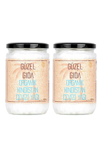 Güzel Ada Gıda Organik Hindistan Cevizi Yağı 2X630 Ml