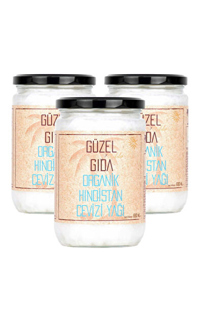 Güzel Ada Gıda Organik Hindistan Cevizi Yağı 3X630 Ml