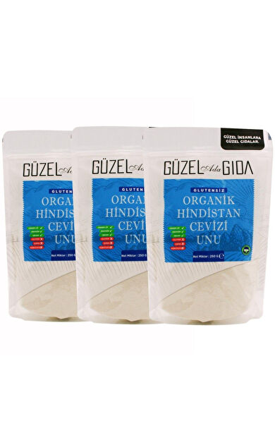 Güzel Ada Gıda Organik Hindistan Cevizi Unu 3X250 Gr
