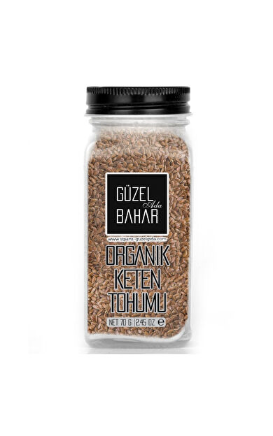Güzel Ada Gıda Organik Keten Tohumu 70 Gr