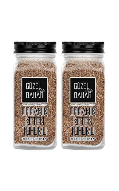 Güzel Ada Gıda Organik Keten Tohumu 2X70 Gr