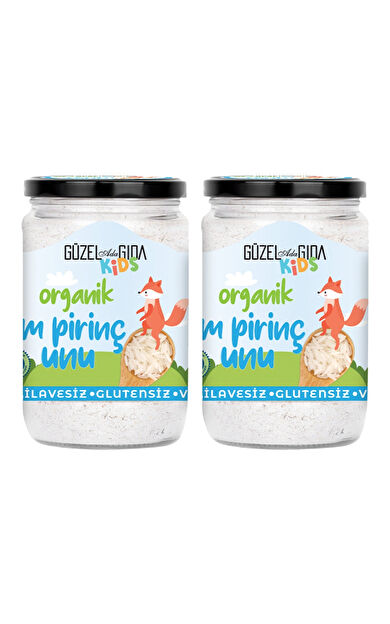 Güzel Ada Gıda Kids Organik Pirinç Unu 2X400 Gr