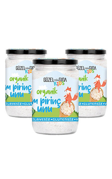 Güzel Ada Gıda Kids Organik Pirinç Unu 3X400 Gr