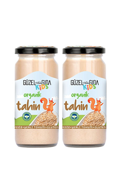 Güzel Ada Gıda Kids Organik Tahin 2X220 Gr (Yerli Susam)