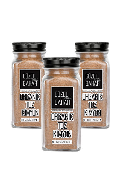 Güzel Ada Gıda Organik Kimyon 3X60 Gr