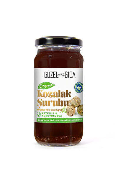 Güzel Ada Gıda Organik Kozalak Şurubu 230 Ml
