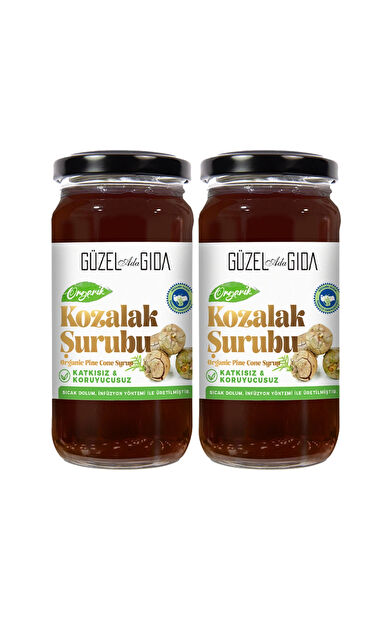 Güzel Ada Gıda Organik Kozalak Şurubu 2X230 Ml