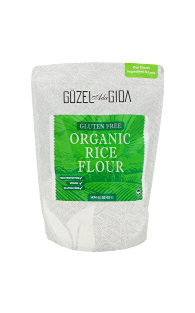 Güzel Ada Gıda Organik Pirinç Unu Glutensiz 1474 Gr