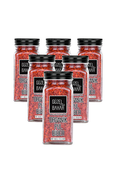 Güzel Ada Gıda Organik Pul Biber 6X50 Gr
