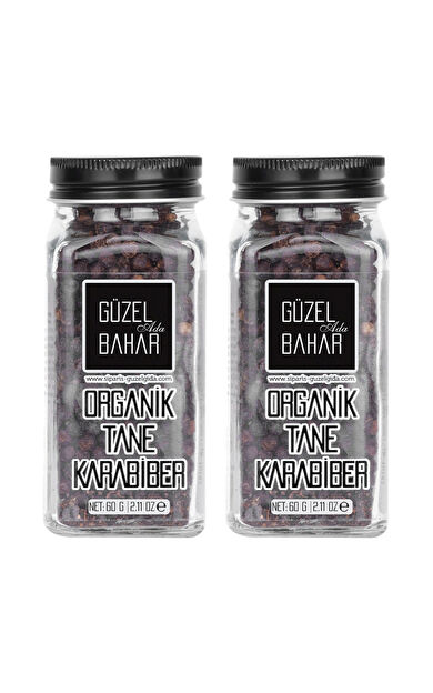Güzel Ada Gıda Organik Tane Karabiber 2X60 Gr