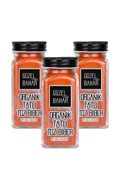 Güzel Ada Gıda Organik Tatlı Toz Biber 3X50 Gr