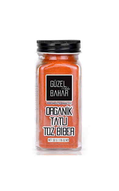 Güzel Ada Gıda Organik Tatlı Toz Biber 50 Gr