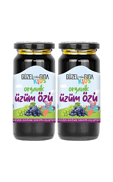 Güzel Ada Gıda Kids Organik Üzüm Özü 2X290 Gr