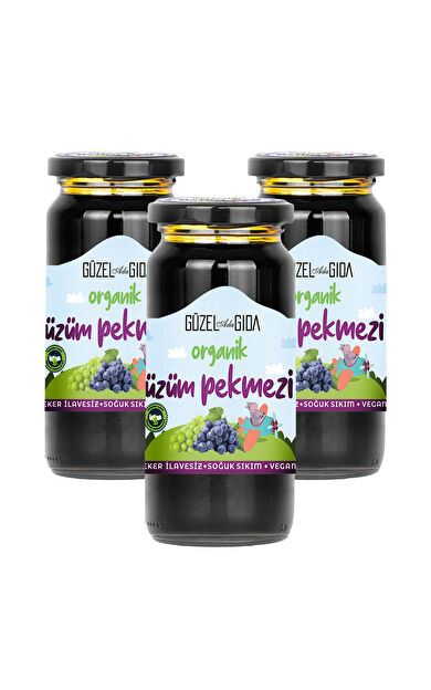 Güzel Ada Gıda Kids Organik Üzüm Özü 3X290 Gr