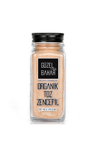 Güzel Ada Gıda Organik Toz Zencefil 40 Gr