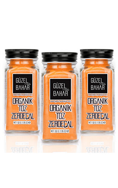 Güzel Ada Gıda Organik Toz Zerdeçal 3X50 Gr