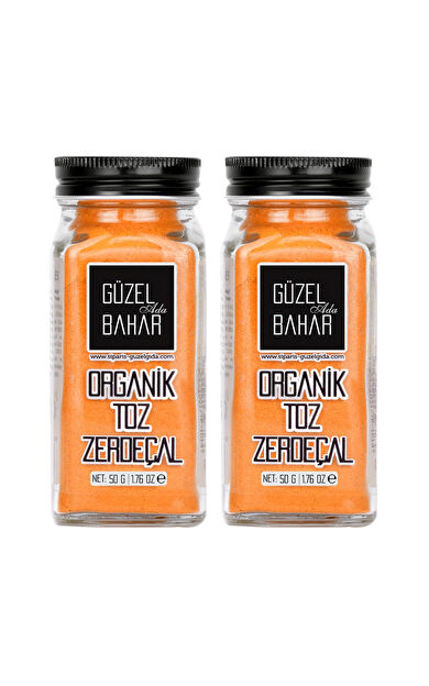 Güzel Ada Gıda Organik Toz Zerdeçal 2X50 Gr