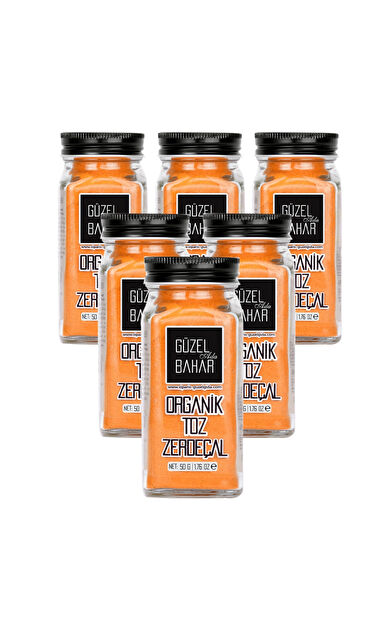 Güzel Ada Gıda Organik Toz Zerdeçal 6X50 Gr