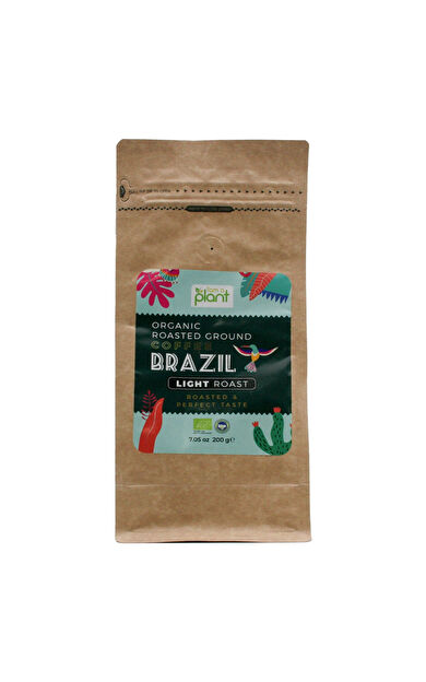 Güzel Ada Gıda Organik Öğütülmüş Filtre Kahve Brezilya Light 200 Gr
