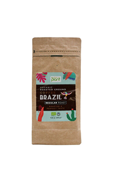 Güzel Ada Gıda Organik Öğütülmüş Filtre Kahve Brezilya Medium 200 Gr