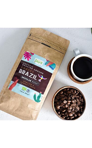 Güzel Ada Gıda Organik Öğütülmüş Filtre Kahve Brezilya Medium 2X200 Gr