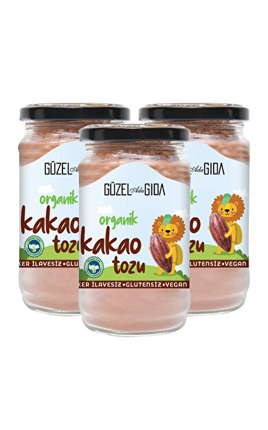 Güzel Ada Gıda Kids Organik Kakao Tozu 3X150 Gr
