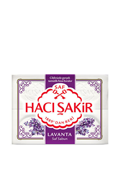 Hacı Şakir Katı Sabun Lavanta 4X150 Gr