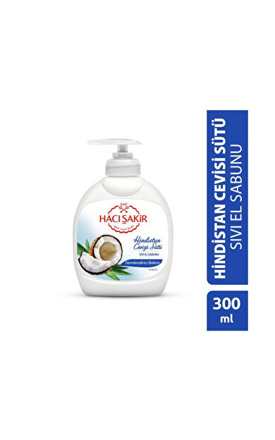 Hacı Şakir Sıvı Sabun 300 Ml Hindistan Cevizi