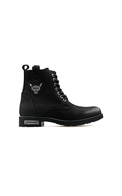 Hammer Jack Siyah Kadın Botu 15200 Siyah Yıkama Nubuk