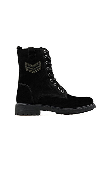 Hammer Jack Siyah Erkek Günlük Bot 102 18352 M Siyah Yaglı Suet