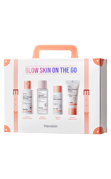 Hanskin Glow Skin On The Go Set