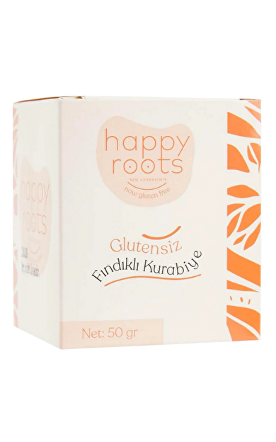HAPPY ROOTS Glutensiz Fındıklı Kurabiye 50g