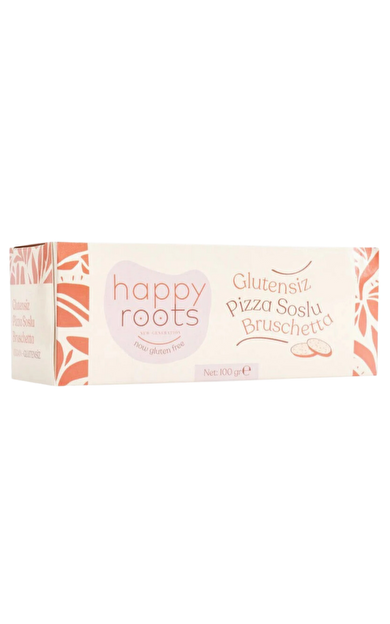 HAPPY ROOTS Glutensiz Pizza Soslu Bruchetta 100g