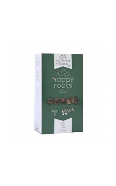 HAPPY ROOTS Organik Yeşil Mercimek Makarnası 200g