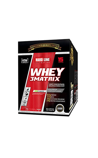 Hardline Whey 3Matrix Muz 30 g x 15 Adet 450 g
