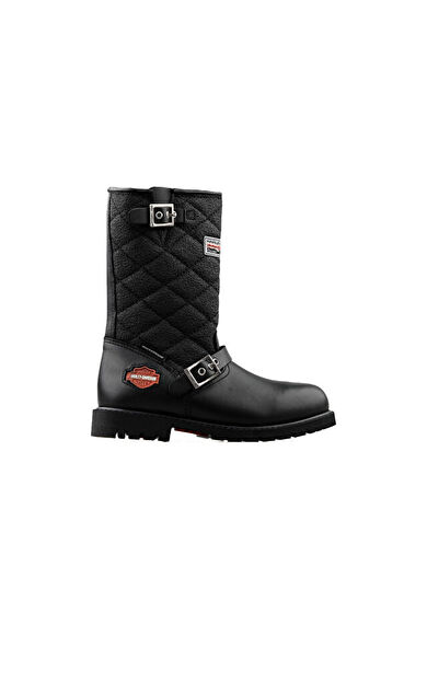 Harley Davidson Laconia / Wp Çocuk Günlük Çizme 025F100481-BLACK-YAGLI-DERI Siyah