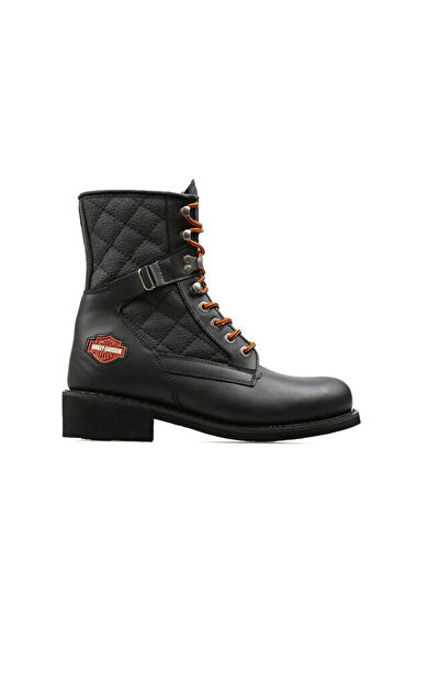Harley Davidson Siyah Erkek Botu 025M100031-Black-Derı
