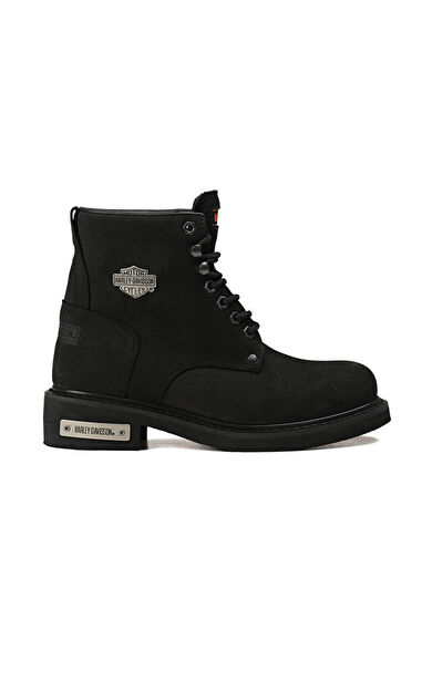 Harley Davidson Siyah Erkek Botu 025M100109-Black-Nubuk