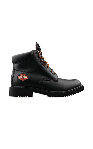 Harley Davidson 025M100225 556 Mid Black Deri Erkek Günlük Bot 025M100225-556-MID-BLACK-DERI Siyah