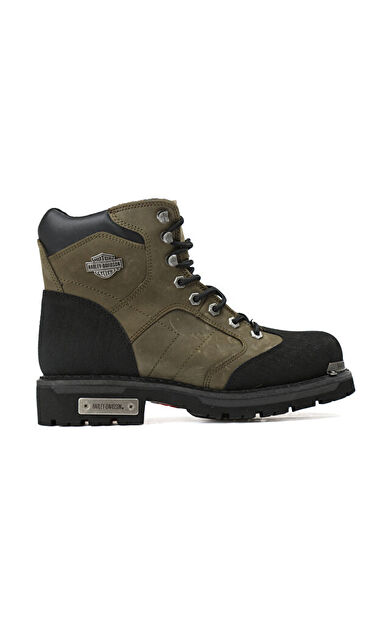 Harley Davidson Haki Erkek Botu 025M100530-Grey-Derı