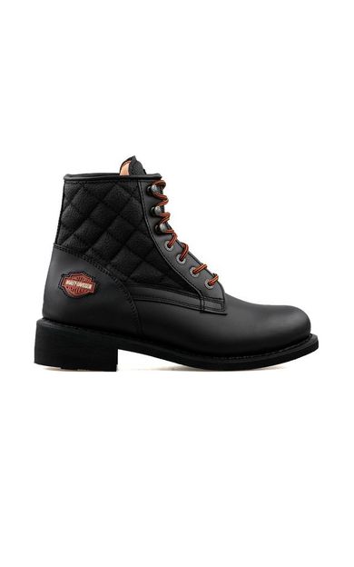 Harley Davidson 025M100699 New Worker Mid Black Yaglıderi Erkek Günlük Bot 025M100699-NEW-WORKER-MID-BLACK-YAGLIDERI Siyah