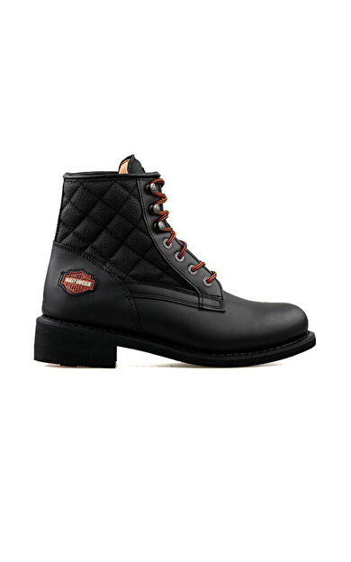 Harley Davidson 025M100699 New Worker Mid Black Yaglıderi Erkek Günlük Bot 025M100699-NEW-WORKER-MID-BLACK-YAGLIDERI Siyah