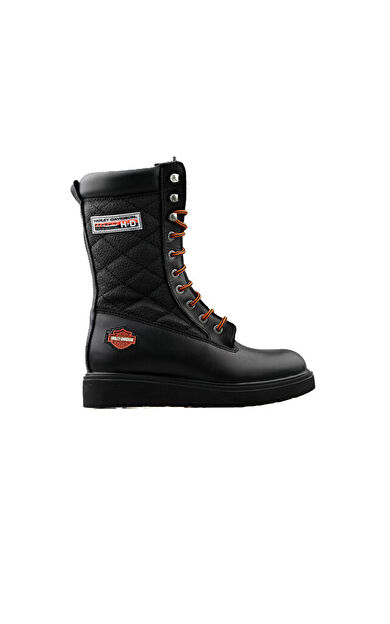 Harley Davidson Katy Kadın Günlük Bot 025Z100627-BLACK-DERI Siyah