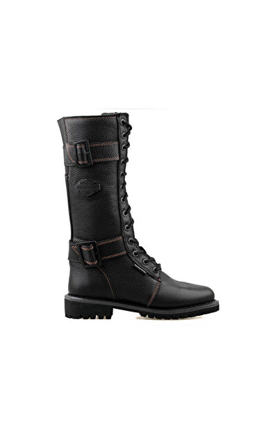 Harley Davidson Belhaven Wp Kadın Günlük Çizme 025Z100640-BLACK-DERI Siyah