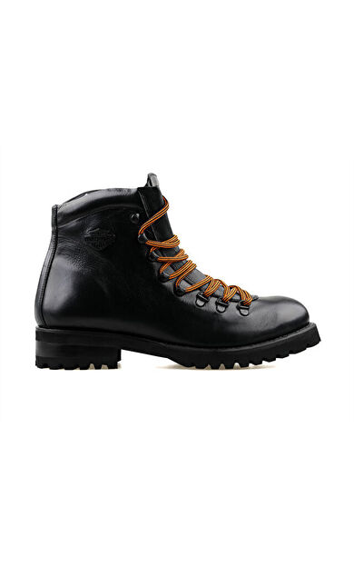 Harley Davidson 026M100060 Notley Black Deri Erkek Günlük Bot 026M100060-NOTLEY-BLACK-DERI Siyah