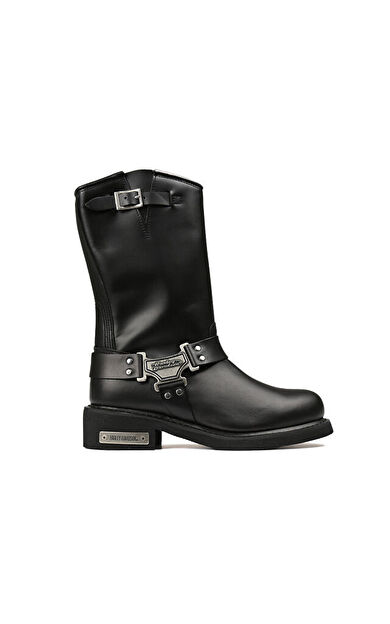 Harley Davıdson BAILEY Erkek Çizmesi BAILEY-BLACK-DERI Siyah