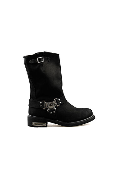 Harley Davidson Unisex Günlük Bot Baıley-Blk-Nubuk