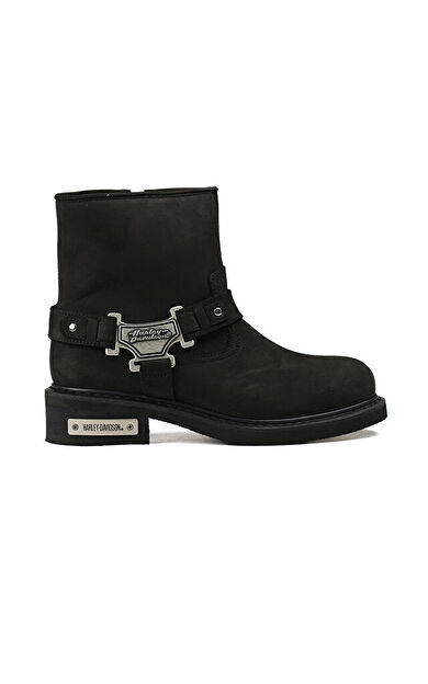 Harley Davidson Siyah Erkek Botu Estes-Black-Nubuk